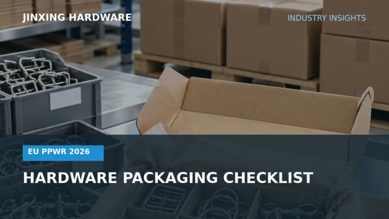 EU PPWR 2026 packaging checklist for custom pet and equestrian hardware