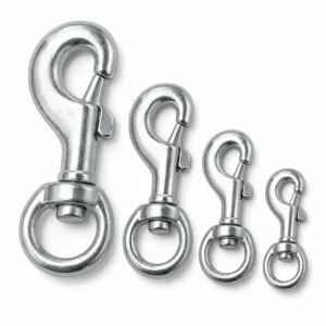 Heavy-Duty Steel Swivel Snap Hooks