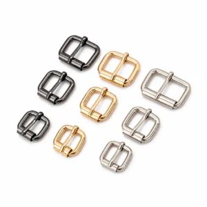 Heavy-duty roller buckles for webbing in black, gold and silver finishes