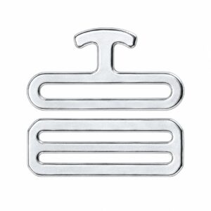 Silver horse blanket two-piece buckle set