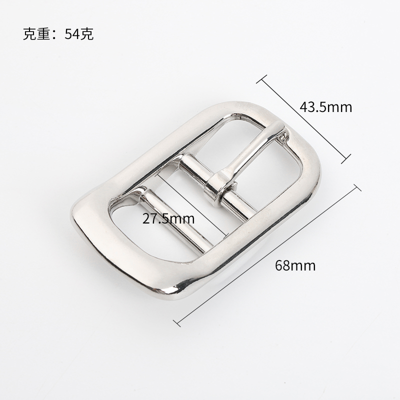 27.5 mm large rounded-frame roller pin buckle