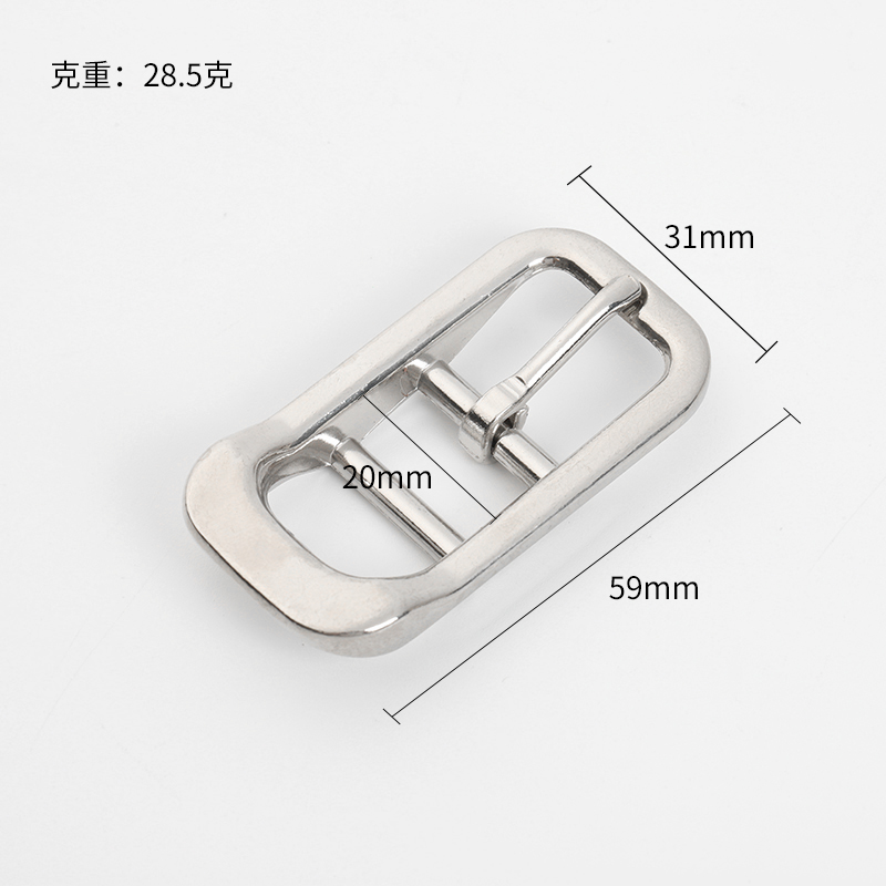 20 mm long-frame roller pin buckle