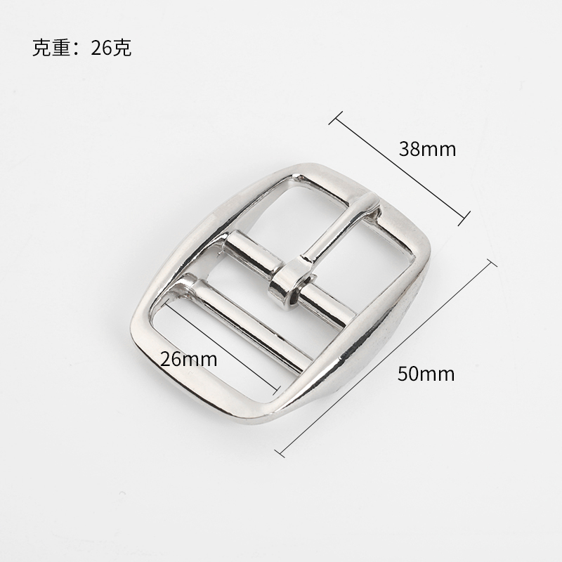 26 mm rounded-frame roller pin buckle